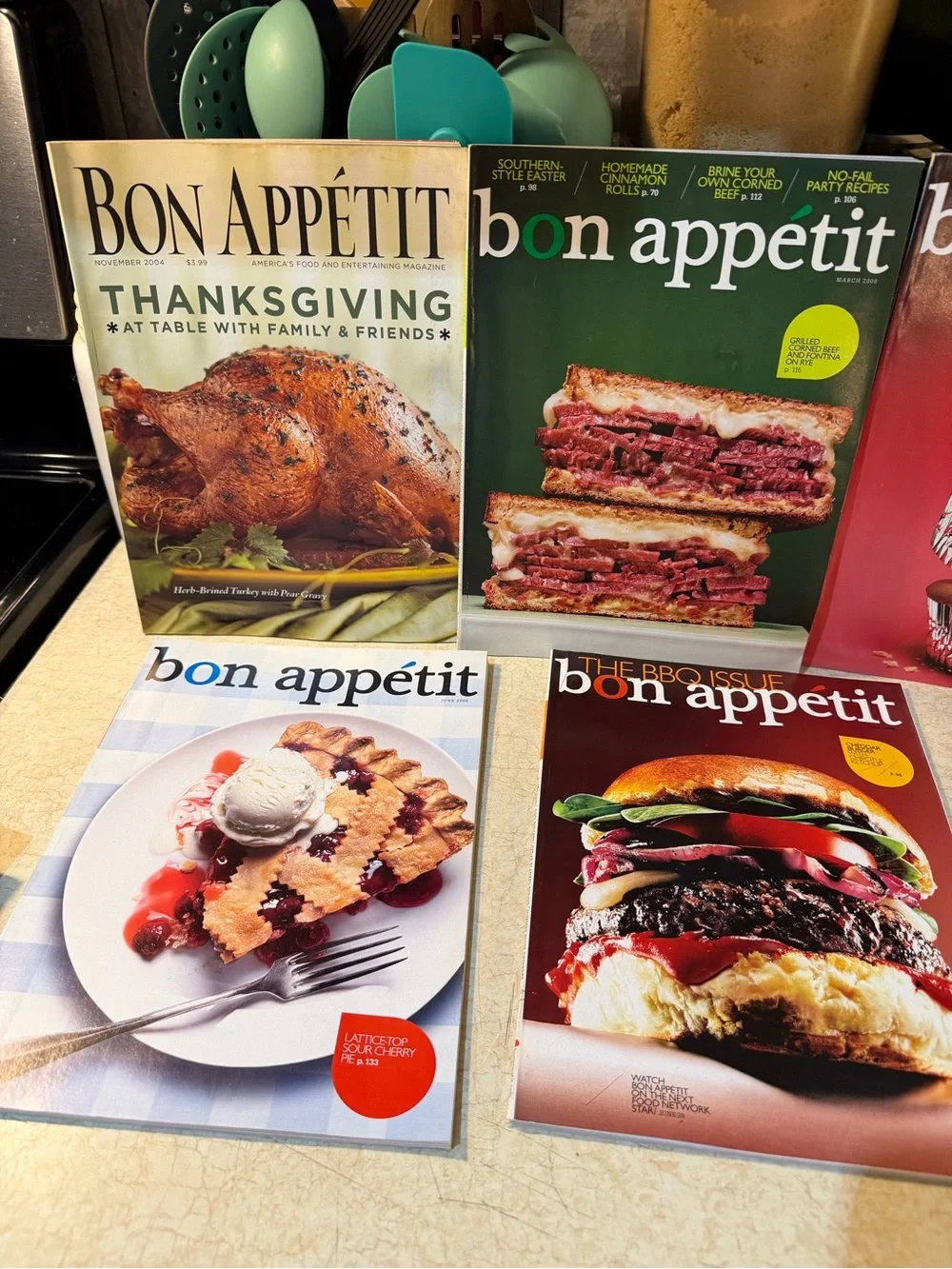 Bon Appétit November 2004 and 2008-11 Magazine Lot- Recipes Cooking Illustrated